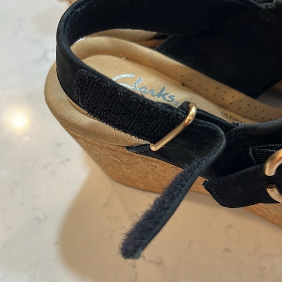 Clarks Giselle Dove Black Nubuck Size 8 - Picture 11 of 15